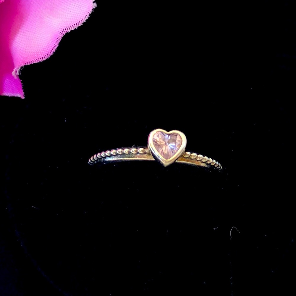 Pandora Pink Heart Ring💗